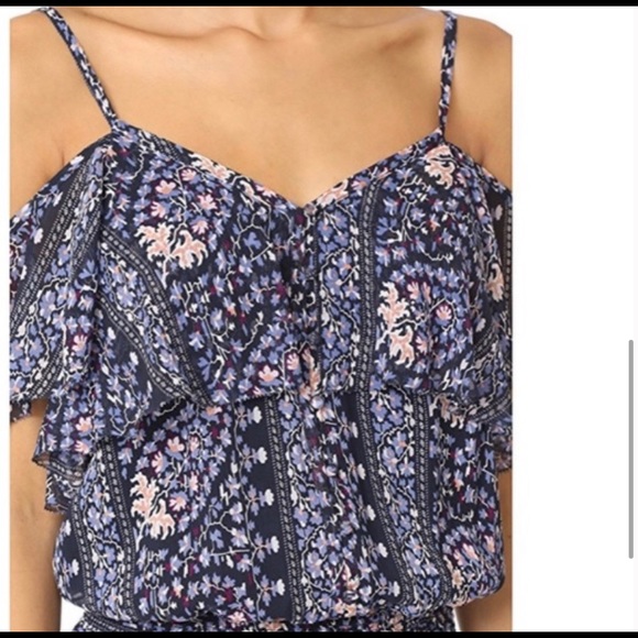 Paige Floral Ruffle Mini Dress - Picture 4 of 6